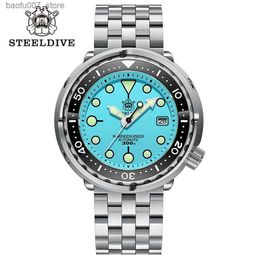 Montre-bracelets Steeldive SD1975 Noir Céramique Céramique 30ATM 300M IMPHERPORTHERAT INOVERNED ACIER NH35 Thon Homme Dive