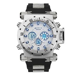 Montres-bracelets STRYVE 2023 Sport Montre Japon Miyota Date étanche Top pour hommes Horloge LED Rétro-éclairage Reloj Hombre