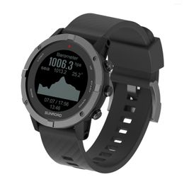 Polshorloges Sunroad Men Digital Watch GPS Tracker Outdoor Sports Fitness Polshorge waterdichte Hombre Clock