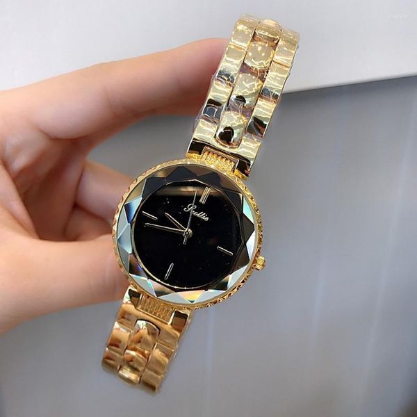 Montres-bracelets Super Cool dames montre femmes diamant robe montres mode acier inoxydable femme élégante horloge