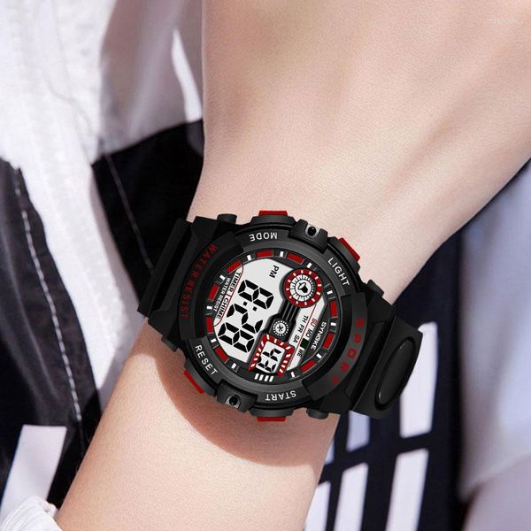 Montre-bracelets Synoke Men Watch Imperproof Big Digal Watchs Digital Watchs Alarm Clock Electronic Corloge Sports Mâle pour Relogio Masculino