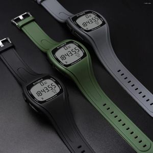 Relojes de pulsera Synoke Reloj para hombre Ultra-Delgado Digital Deportes 50M Impermeable Podómetro Temporizador Moda Muñeca para hombres Relogio Masculino