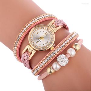 Horloges Topmerk Mooi Modehorloge Dames Ronde Armband Relgio Masculino Roestvrij Staal Dames Goud Moun22