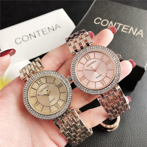 Montres-bracelets Top Marque Bracelet De Luxe Montres Bracelet En Or Pour Femmes Mode Géométrique Quartz Horloge Dames Montre-Bracelet Zegarek Damski 230911