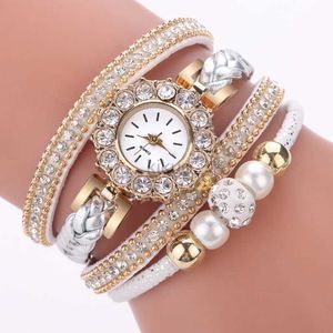 Horloges Topmerk Luxe Dames Horloges Mode Nieuwe Vintage Weave Wrap Quartz Casual Polshorloge Armband Voor Dames Reloj Mujer 24329