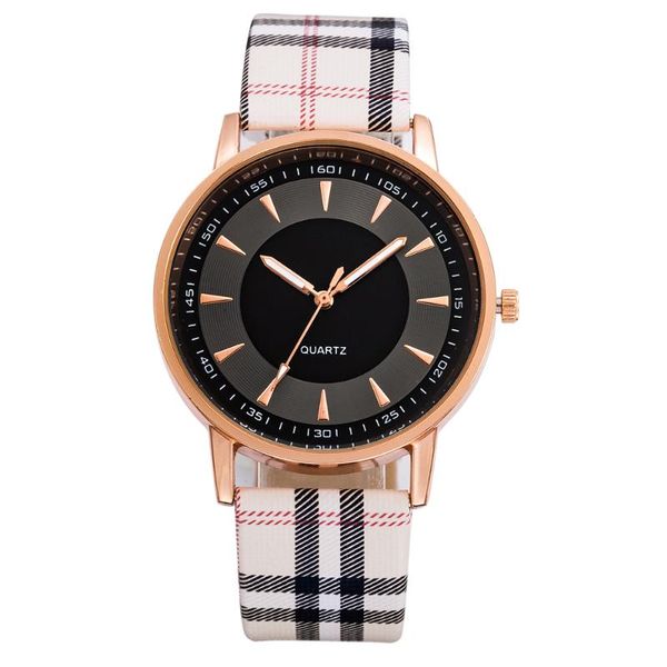 Relojes de pulsera de marca superior para hombres y mujeres, relojes de moda informales de estilo británico, correa de cuero, reloj de lujo, relojes de pulsera femeninos