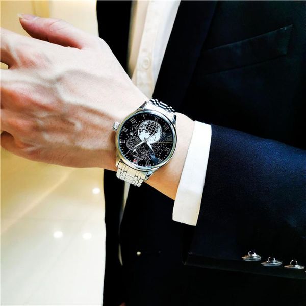 Montres-bracelets Top marque montre hommes automatique mécanique mode luxe terre étanche horloge Relogio Masculino 2023