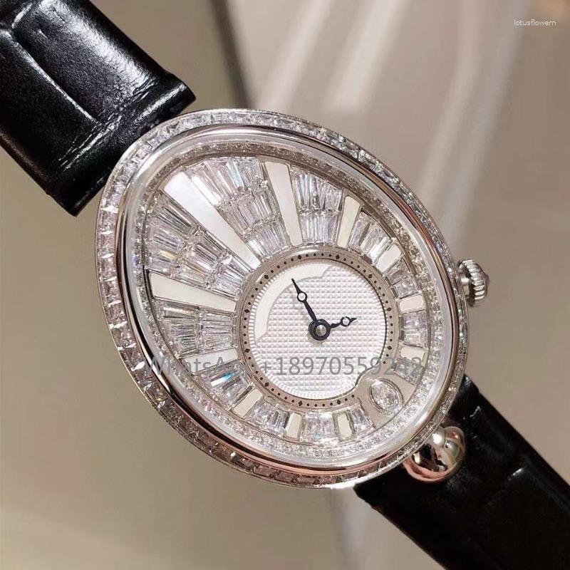 Wristwatches TOP High Quality Women Watch Jewelry Zircon Shinning Lady Luxury Designer Fashion Cp112 Naplesex Automatic Mechanical