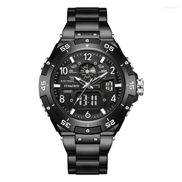 Montre-bracelets Top Men's LED Digital Watch Men Sport Watchs Fitness Fitness Multifinection électronique Multime Military Clock Kids Gifts