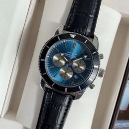 Relojes de pulsera Relojes de cronógrafo de marca original superior para hombre Reloj de cuarzo de acero inoxidable de lujo Fecha automática de negocios Joyería deportiva