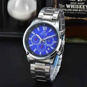 Polshorloges top originele horloges heren zaken vol roestvrij staal automatische datum horloge luxe chronograaf sport quartz klok