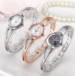 Montres-bracelets à la mode femmes Bracelet montre Mujer Relojes petit cadran Quartz loisirs montre-Bracelet heure femme élégante montres-bracelets