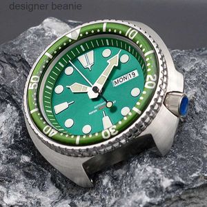 Horloges Turtle Abalone Dive Heren Design 6105 6309 Breed NH35 Roestvrij Staal Duiken Heren Automatisch 200 meter WaterdichtC24325