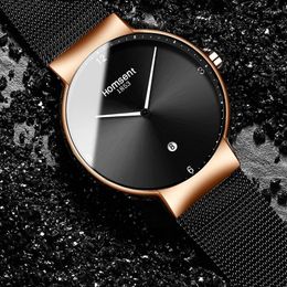 Horloges Ultradun horloge Mannelijke en vrouwelijke studenten Concept Creatief Niet-tweedehands Trendy Jeugd Mechanisch Eenvoudig dempend kwarts