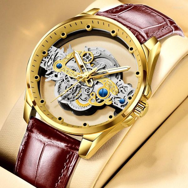 Montres-bracelets UNRAION mode Date Quartz hommes montres haut mâle horloge chronographe Sport hommes montre-bracelet Hodinky Relogio