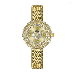 Montres-bracelets UTHAI H159 Montre Femme Médiévale Lumière Bijoux De Luxe Blé Oreille Tempérament Étanche Dames Mode Quartz Montres Cadeau