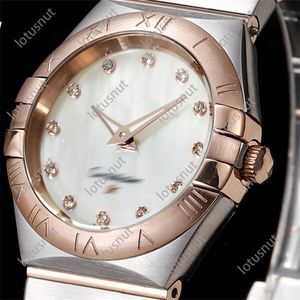 Horloges V2 horloges hoogwaardig herenhorloge (O-a) ontwerp quartz uurwerk Fritillaria wijzerplaat diamant 316L staal constellatie luxe stijl modehorloge