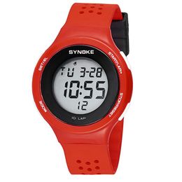 Polshorloges kijken jongens 3 jaar multifunctionele 50m waterdichte LED digitale dubbele actie bigwristwatches