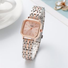 Montres-bracelets montre mode dames chaîne en acier quartz cadeau d'anniversaire 230727