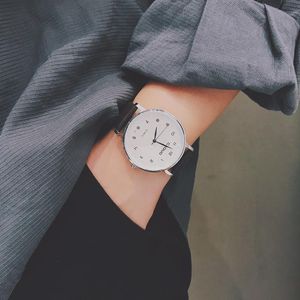 Relojes de pulsera para hombre, reloj de moda para hombre, estudiante, informal, estilo coreano, cinturón Simple, tendencia femenina, resistente al agua, pareja de cuarzo