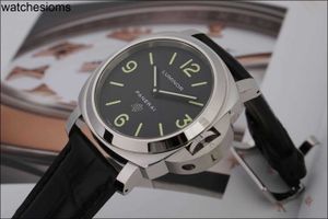 Relojes de pulsera Reloj Panerass Moda de lujo Pam01000 Manual Mecánico Hombres Usados Diseñador impermeable Acero inoxidable Alta calidad