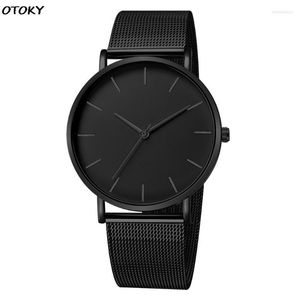 Polshorloges kijken voor mannen kwarts pols horloge man business simple polshorloge roestvrij staal casual bracele top merk klokwristwatches wi