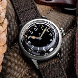 Relojes de pulsera West Slip THORN Reloj Retro Segunda Guerra Mundial Militar Titanio A11 Estilo Hombres