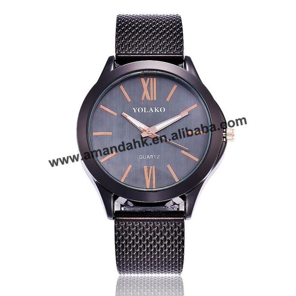 Relojes de pulsera Venta al por mayor Vestido de mujer Relojes de pulsera Estudiantes Reloj de pulsera para hombres Reloj de cuarzo Yolako 045 Relojes de pulsera de PVC