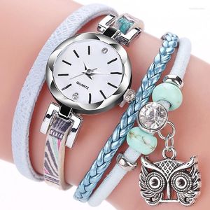 Los relojes de pulsera venden al por mayor la pulsera del reloj de las señoras del colgante del diamante de la gota de los relojes de las mujeres