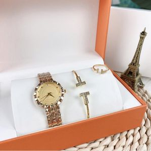 Polshorloges beroemde merk dame horloge lederen band designer sieraden gesp armband horloge driedelig quartz vrouwelijke horloge w278