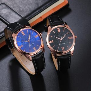 Polshorloges WJ-8104 Wal-Joy Fashion Retro Design Leather Band Alloy Quartz Polhorloge Business Watches Men Sport Reloj