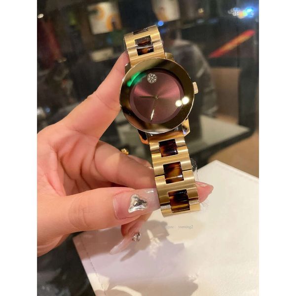 Relojes de pulsera Reloj de diseñador para mujer Relojes con movimiento K1 Juego de cristal con diamantes Relojes con correa de esfera de acero inoxidable 316L 36 mm