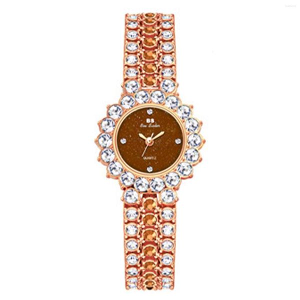 Relojes de pulsera Reloj de pulsera multifunción para mujer Precioso tiempo preciso 25 mm Redondo Para novias Boda Citas Compras TUE88