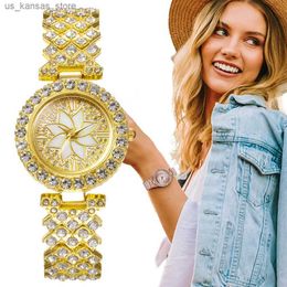 Montre-bracelettes bracelet féminin es 2021 Fashion Shining dames poignets luxe en acier inoxydable en acier inoxydable quartz silver horloge 240409