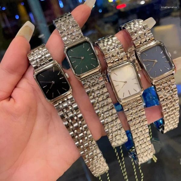 Relojes de pulsera Mujeres Personalizar Top Luxury 22 25mm Cuarzo Mecánico Acero inoxidable 904L Reloj de alta calidad