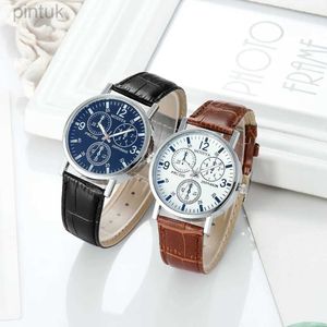 Horloges Vrouwen Lederen Band Mode Geschenken Horloges Eenvoudig Horloge Casual Heren Nieuwe Unisex 2023 Quartz 24329