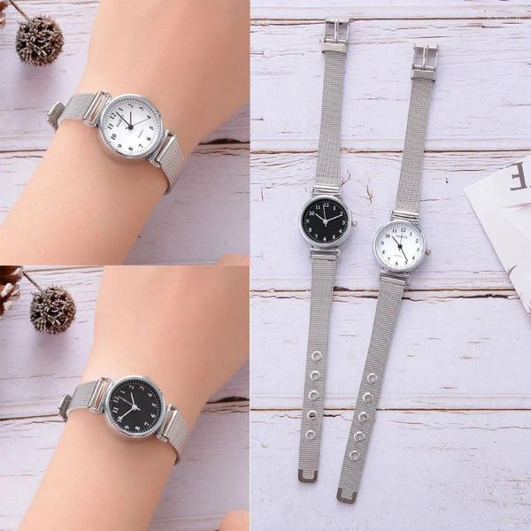 Relojes de pulsera Mujeres Malla Banda Reloj Cuarzo Analógico para ocio Moda Negocio Versátil Dial redondo