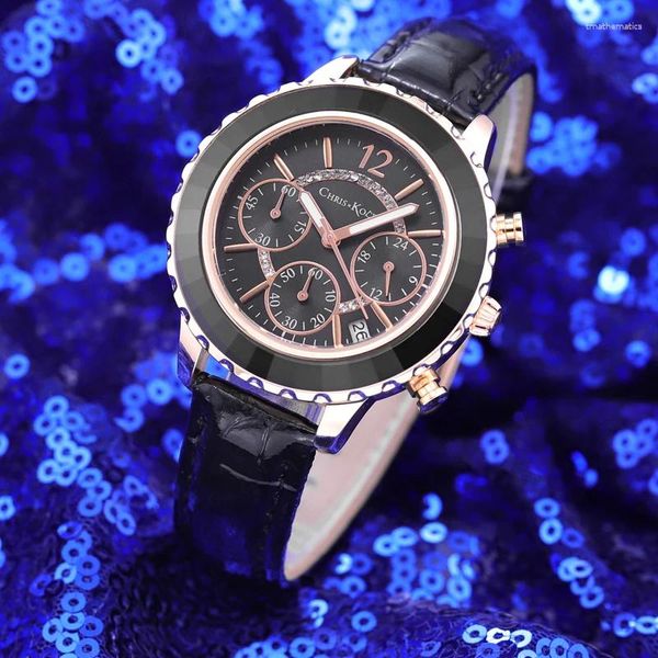 Montres-bracelets Montre pour femme à la mode Grand luxe et style élégant Fonction complète étanche