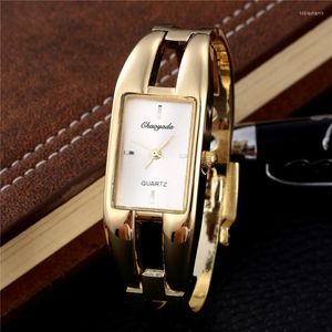 Montres-bracelets montres pour femmes montre de mode de luxe femme horloge à Quartz or argent Bracelet dames accessoires Orologio Da Donna