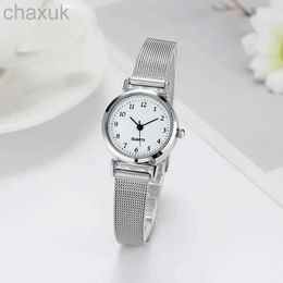 Montre-bracelets Bracelet en argent Watch Small Wrist Watch Fashion Fashion Womens Clock Reloj Mujer Relogio Feminino D240417