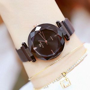 Polshorloges vrouwen roestvrijstalen horloge top beroemde zwarte horloges dames casual jurk quartz polshorloge eenvoudig