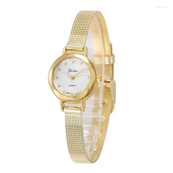 Relojes de pulsera Reloj de mujer Reloj de pulsera de cuarzo con esfera de cristal para mujer Hodinky Ceasuri