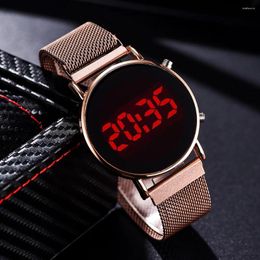Montres-bracelets femmes montres montre électronique commerce extérieur dames mode Led Explosion affichage numérique Reloj Para Mujer