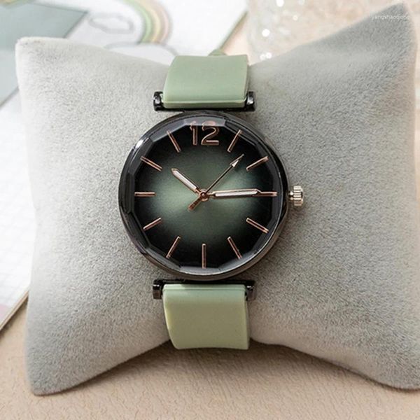 Wallwatches Women Watches Fashion Simplicity Elegance Digital Scale Watch Silicon Tape Quartz Relogio Feminino