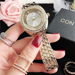 Montres-bracelets Femmes Montres Mode Montre De Luxe Diamant Femmes Or Poignet Dames Cadeaux En Acier Inoxydable Horloge