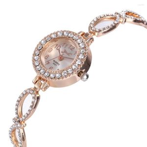 Montres-bracelets femmes montres Relogio Feminino mode femme argent luxe strass montre Bracelet dames horloge