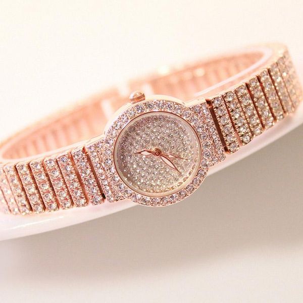 Wallwatches Women Watches Top Brand Elegant Diamond Dinestone Pulsera para mujeres Mira Damas Dirección de reloj de pulsera Relogio Femininowr