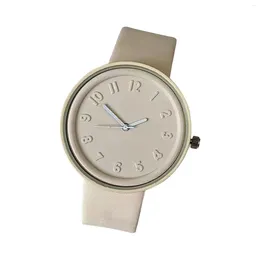 Relojes de pulsera para mujer Relojes Casaul Fácil lectura Dial redondo 24 horas con segunda mano para profesionales Estudiantes Mujeres Hombres