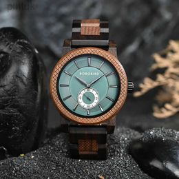 Horloges Houten Horloge BOBOBIRD Top Nieuw Heren Quartz Horloge Mode Zakelijk Klok Gegraveerde Horloges Aangepaste Grote Verjaardagscadeaudoos 24329