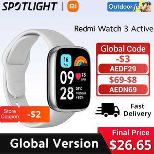 Montre-bracelets Premiere World Xiaomi Redmi Watch 3 Active1.83 LCD Affichage de la fréquence cardiaque de l'oxygène sanguin